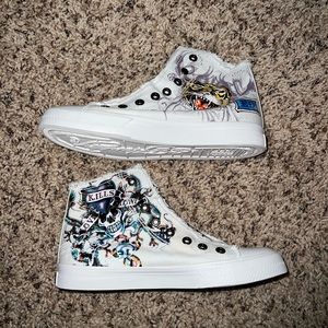 Brand new white Ed Hardy hightops